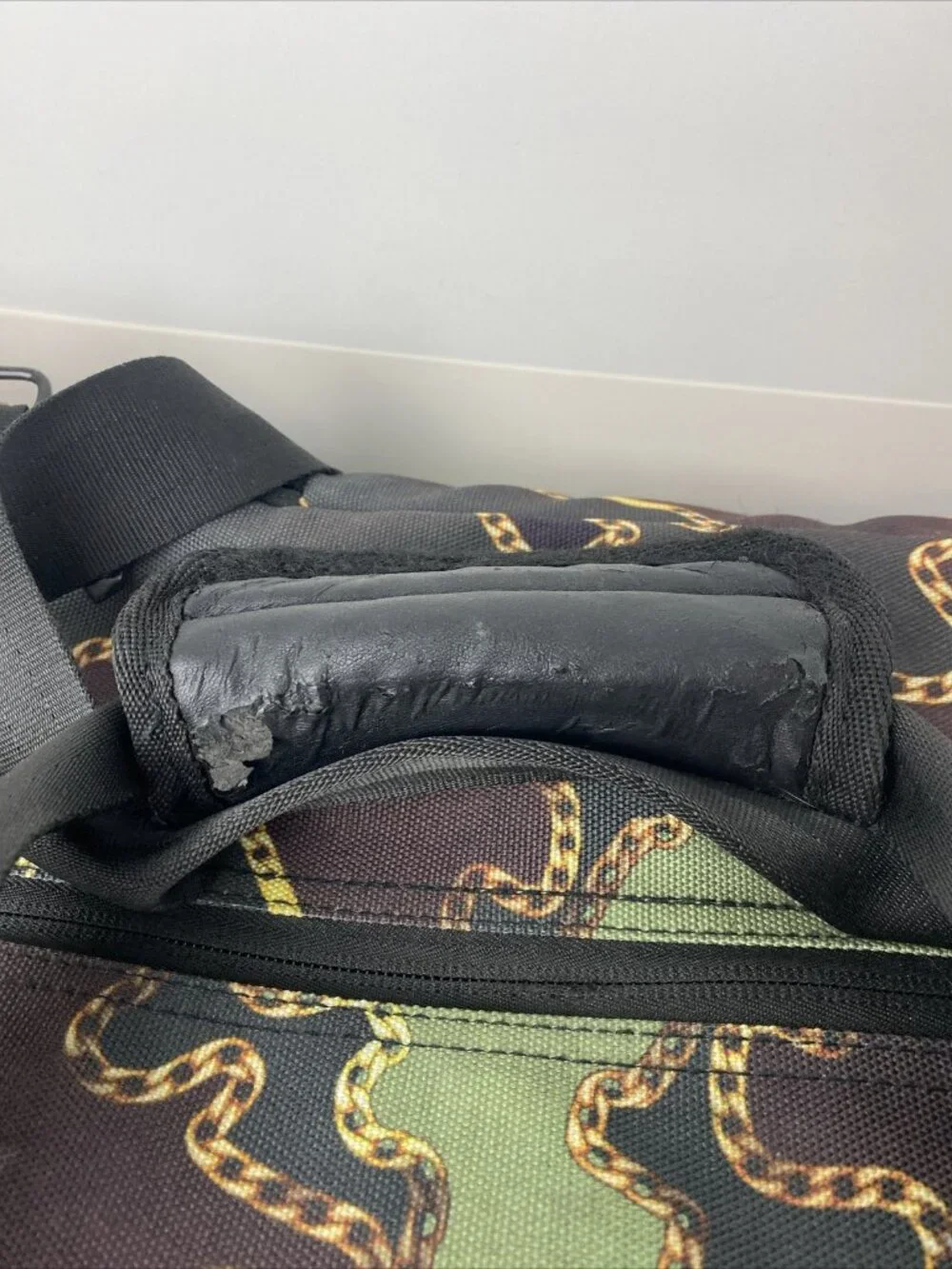 Sprayground Duffle Bag Gold Chain Camo Travel Gym Bag